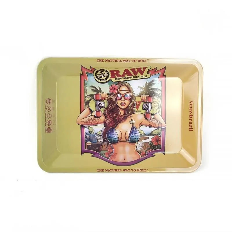Premium Metal Tray Rolling Trays 18x12.5cm By Cloud9ProductsLLC