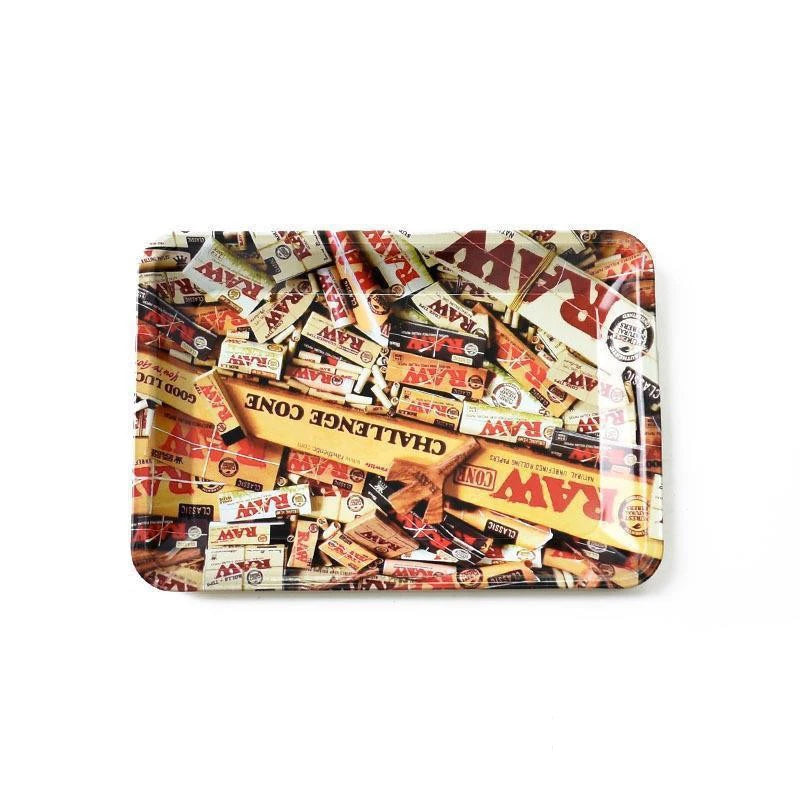 Premium Metal Tray Rolling Trays 18x12.5cm By Cloud9ProductsLLC