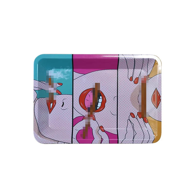 Premium Metal Tray Rolling Trays 18x12.5cm By Cloud9ProductsLLC