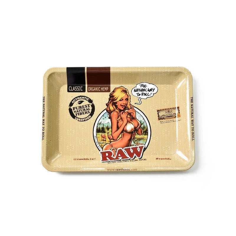 Premium Metal Tray Rolling Trays 18x12.5cm By Cloud9ProductsLLC