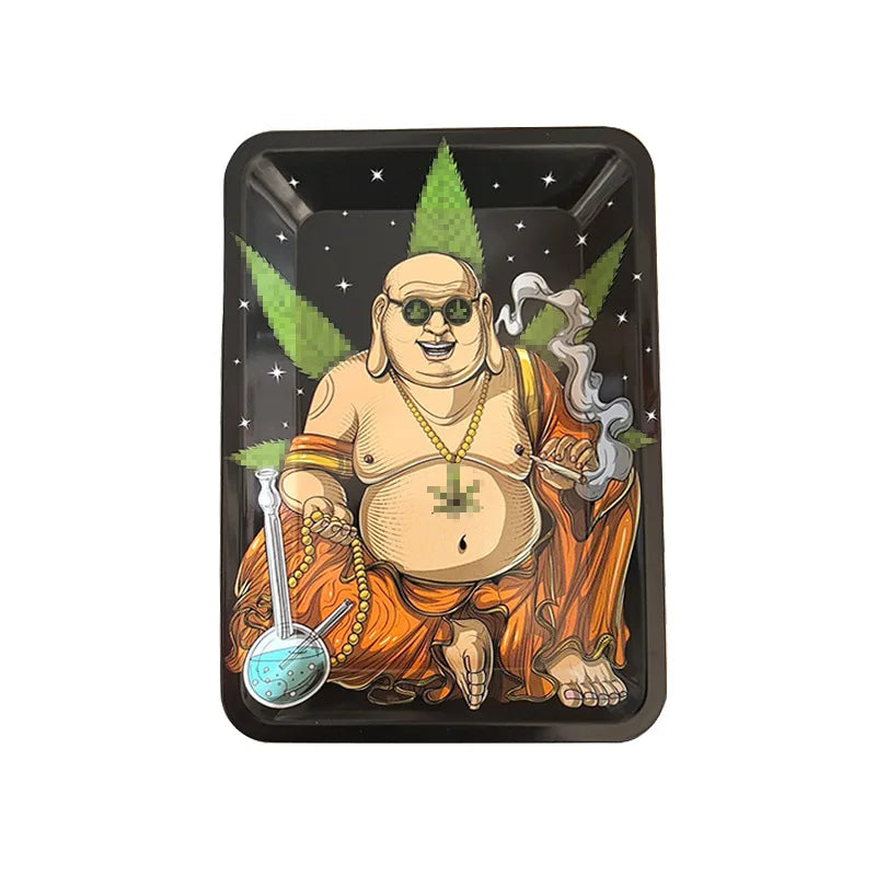 Premium Metal Tray Rolling Trays 18x12.5cm By Cloud9ProductsLLC