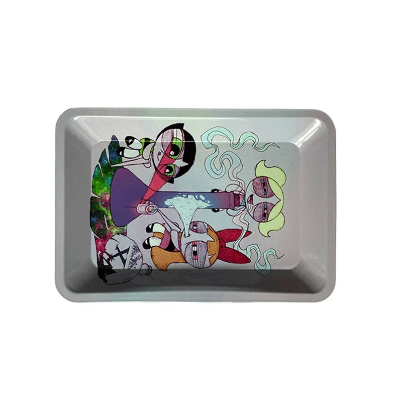 Premium Metal Tray Rolling Trays 18x12.5cm By Cloud9ProductsLLC