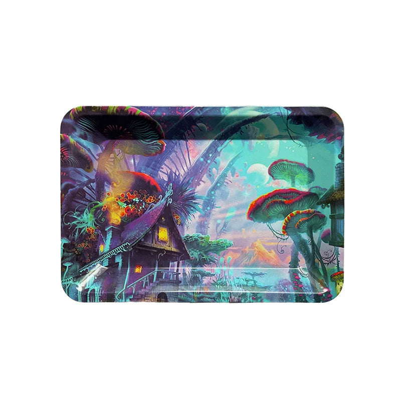 Premium Metal Tray Rolling Trays 18x12.5cm By Cloud9ProductsLLC