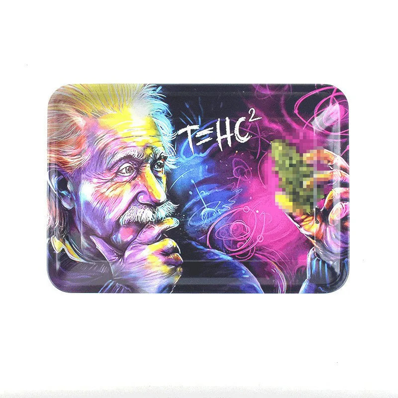 Premium Metal Tray Rolling Trays 18x12.5cm By Cloud9ProductsLLC