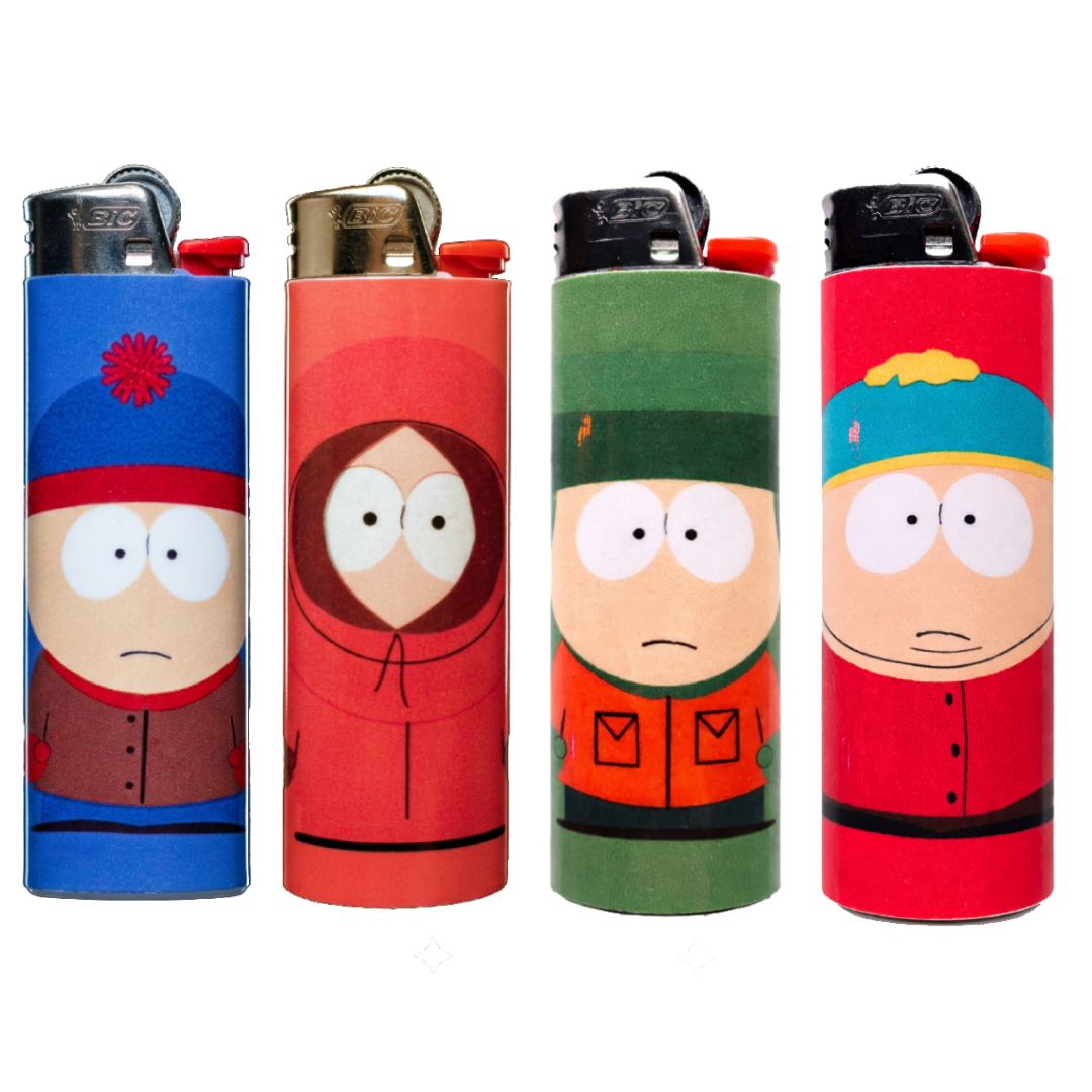 South Park Character Lighter  4 pack