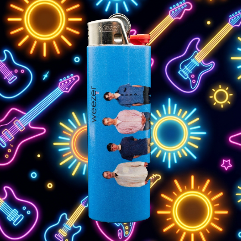 Weezer Blue Album Lighter